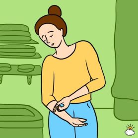Step #3: Bandage Cotton On Top Of Skin Tag